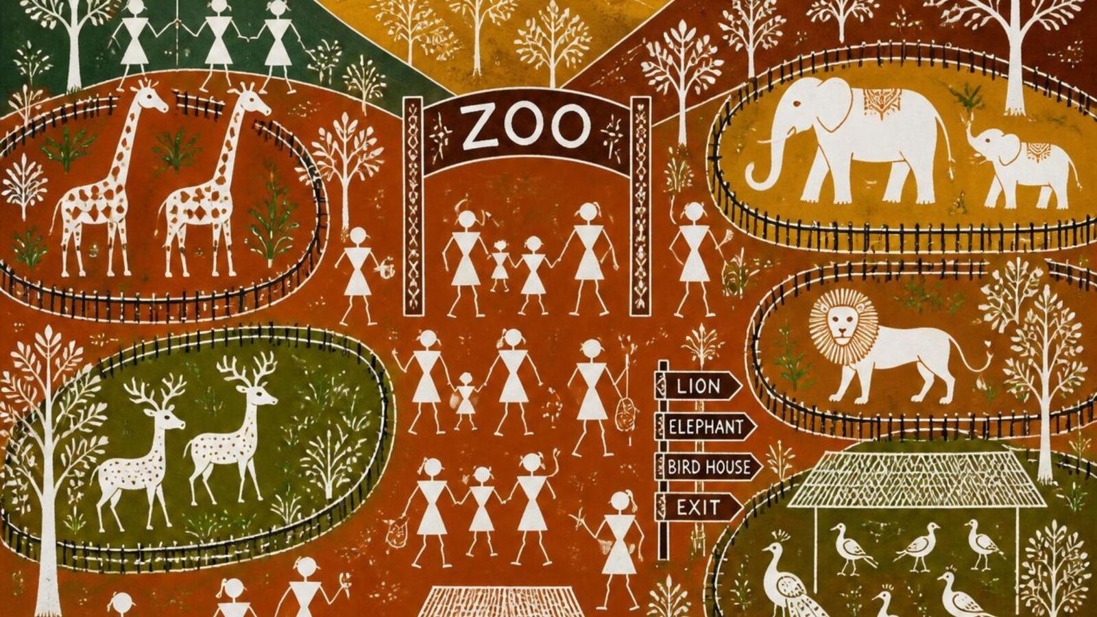 A Zoo in Warli